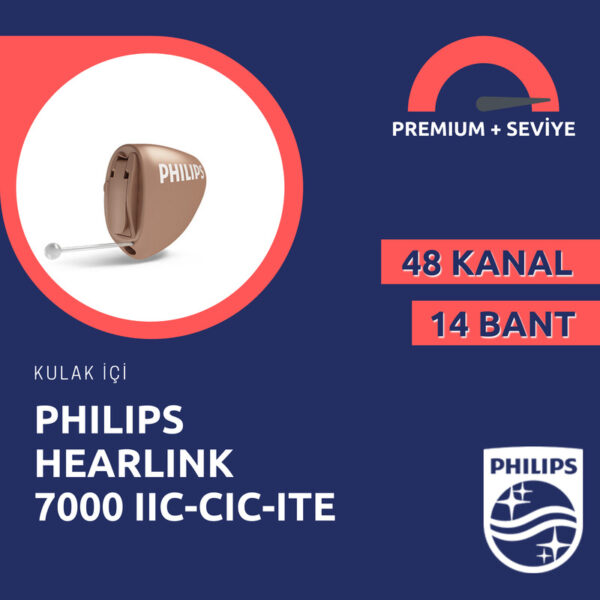 Philips Hearlink 7000 kulak içi görünmeyen işitme cihazı fiyatı emy isitme