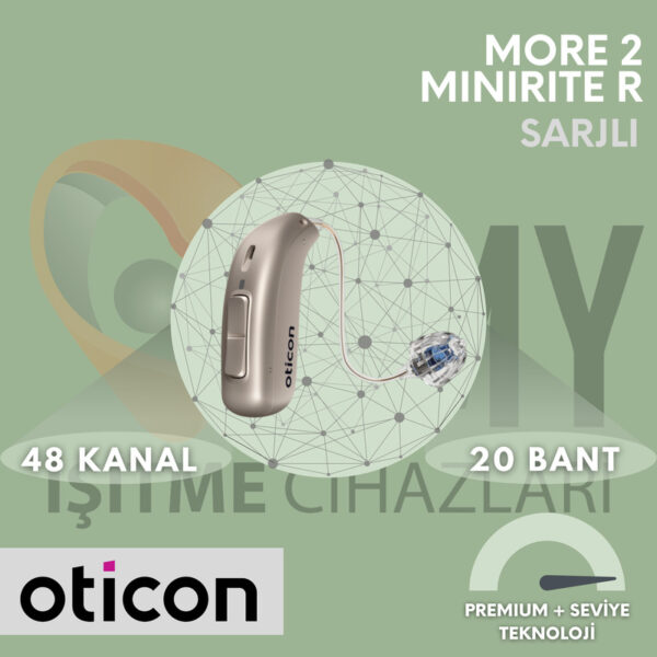 Oticon More 2 MiniRiteR Şarjlı İşitme Cihazı