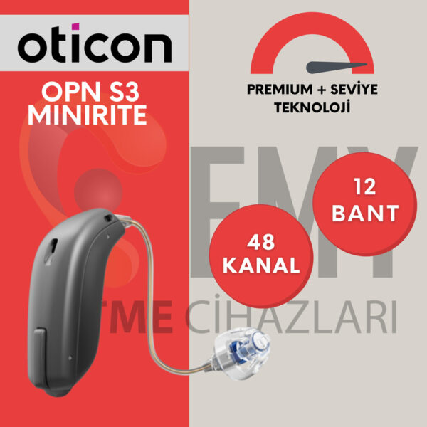 Oticon Opn S3 miniRITE fiyat ve özellikleri hakkında bilgi için emy işitme