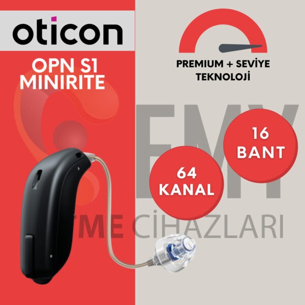 Oticon opn S1 miniRITE emy işitme fiyatı özellikleri